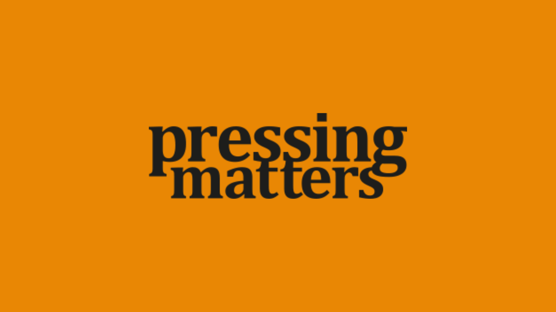 Pressing matters logo